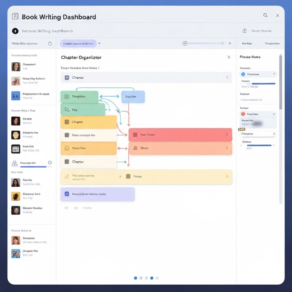 AI 图书写作界面