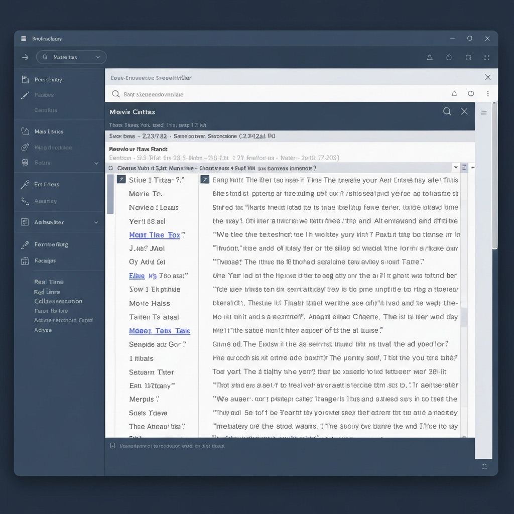 AI 剧本写作界面